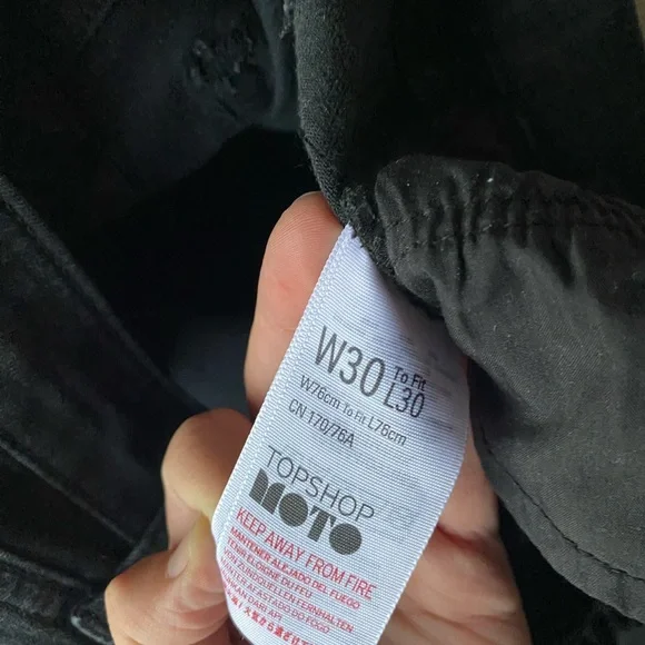 Unique TopShop Mesh Western Jeans! - Picture 5 of 6